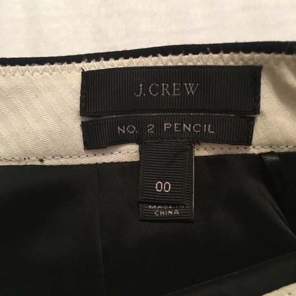 J. Crew black pencil skirt - Picture 4 of 4
